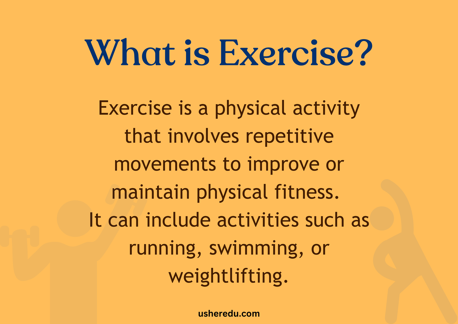 What is Exercise